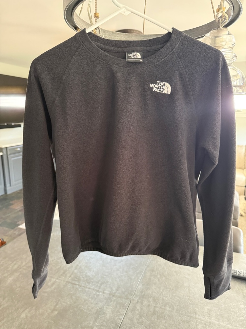 The North Face Black Crewneck Fleece Pullover